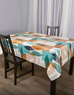 Blancheporte Nappe Toile Cirée Imprimé Patch Feuilles