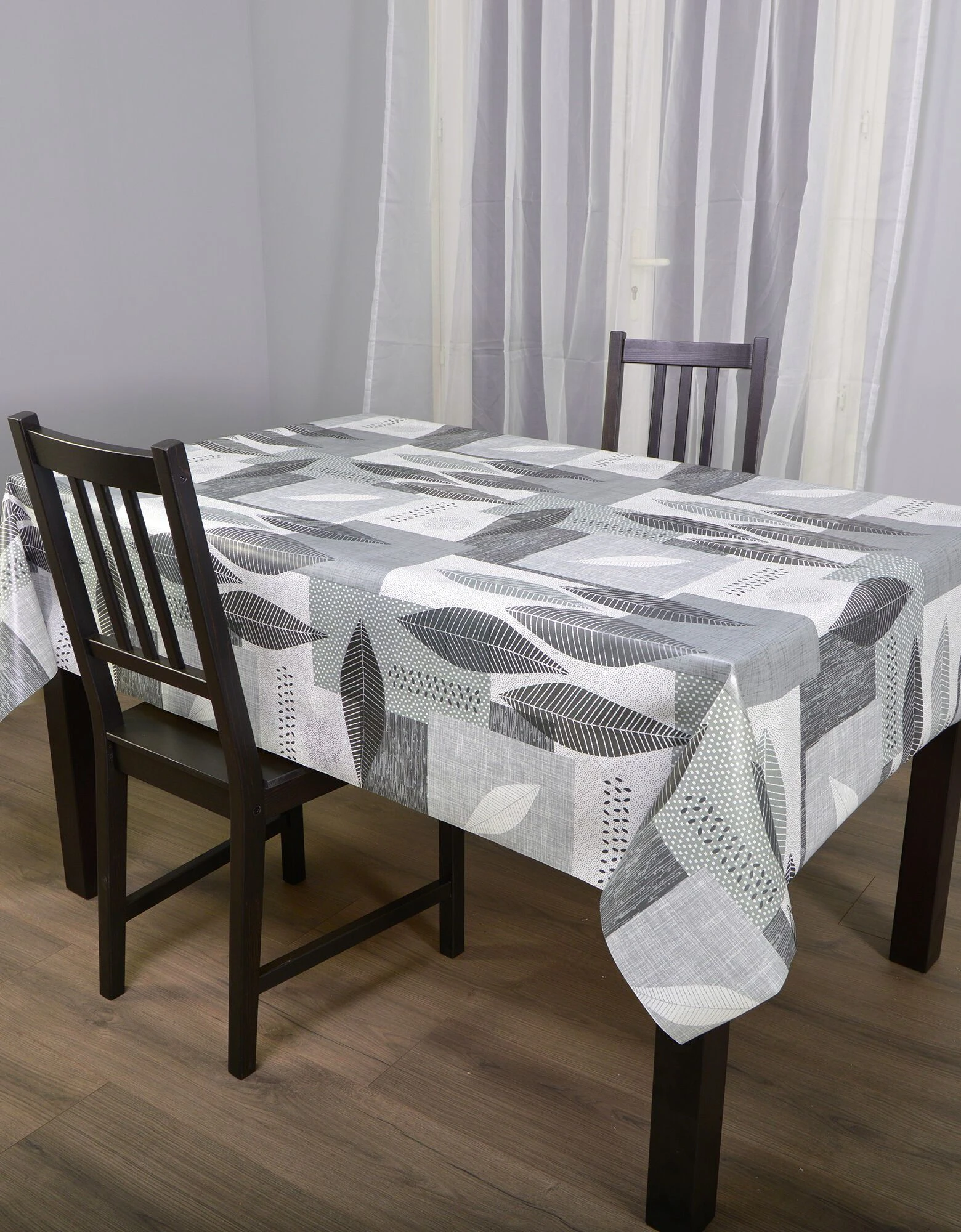 Blancheporte Nappe Toile Cirée Imprimé Patch Feuilles