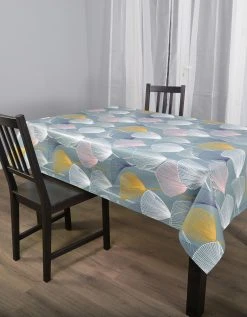 Blancheporte Nappe Toile Cirée Imprimé Ginkgo