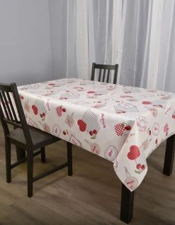 Blancheporte Nappe Toile Cirée Imprimé Cerises