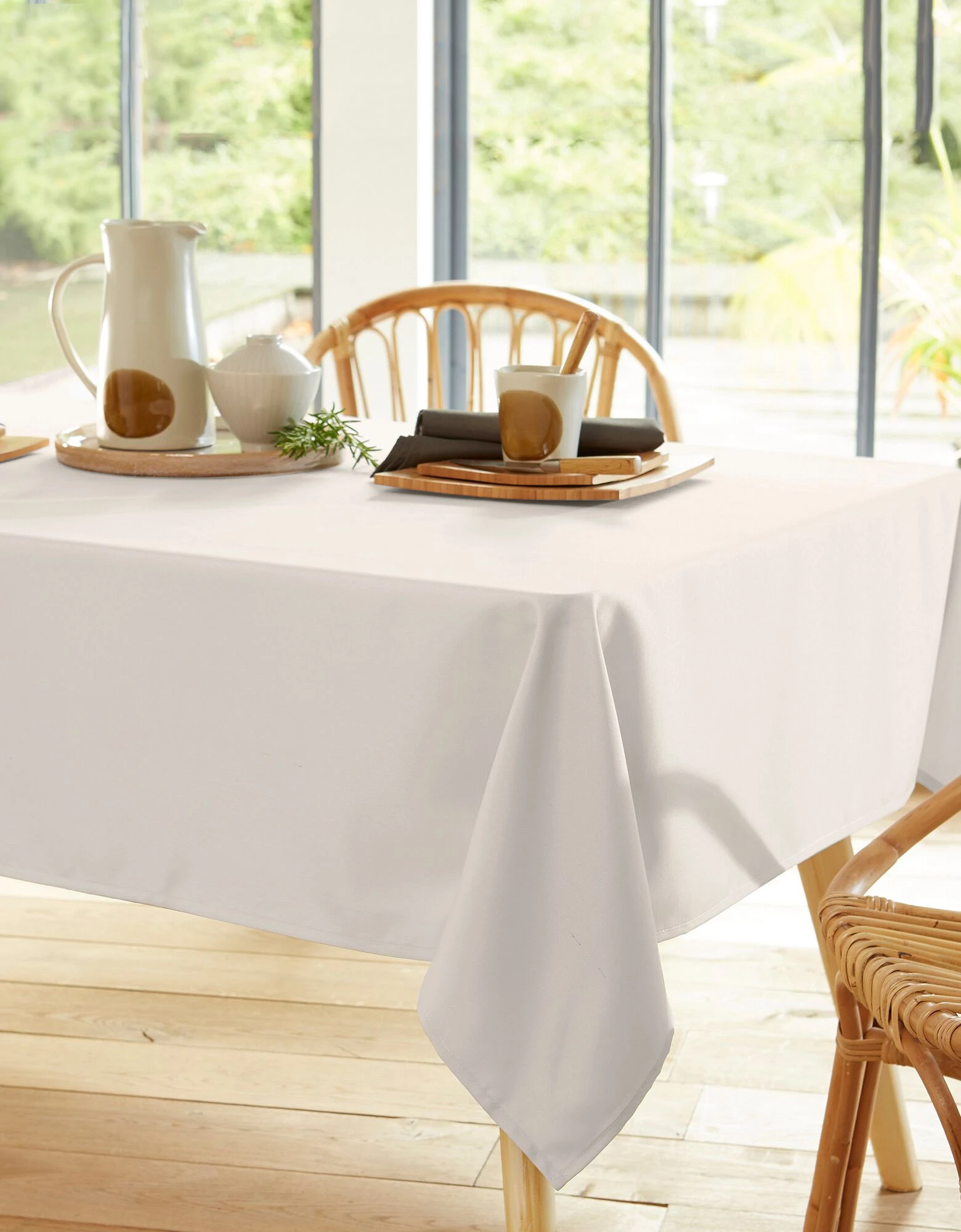 Blancheporte Nappe Unie Entretien Facile