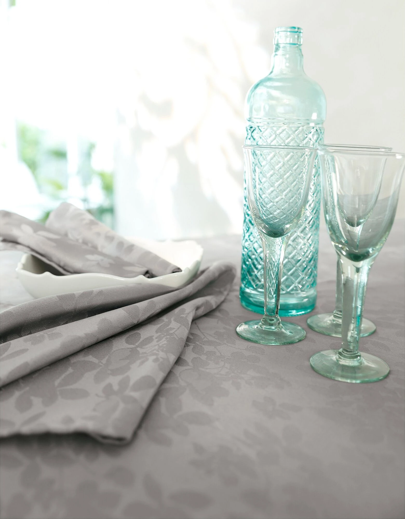 Nappe Damassée Feuillages Colombine® – Image 3