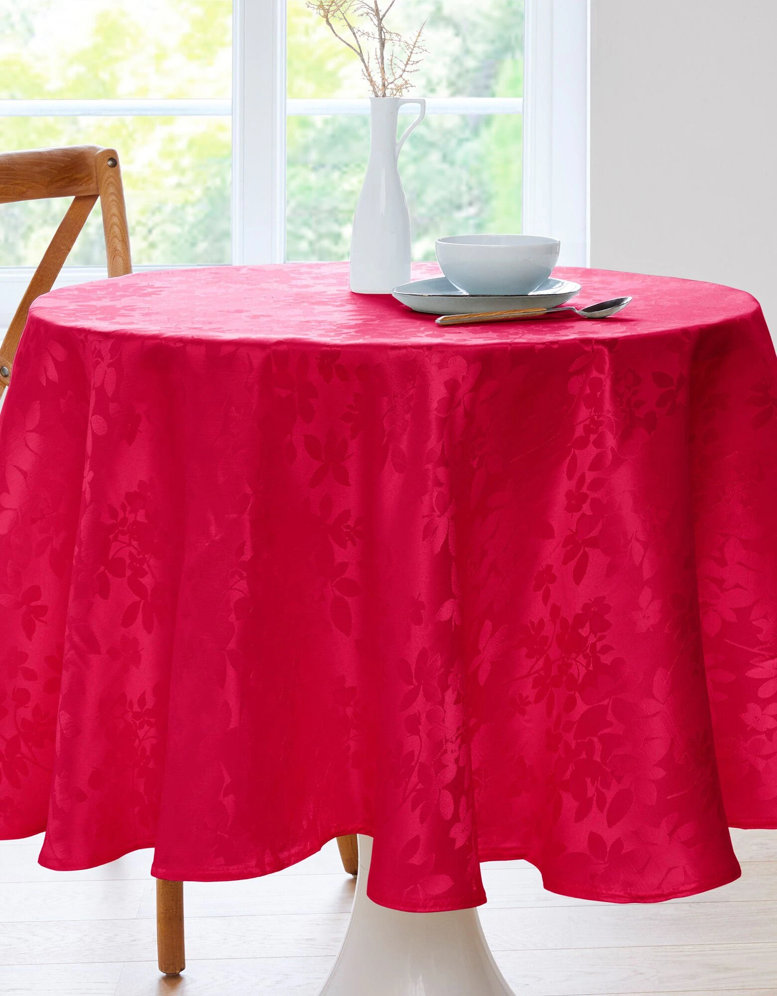Nappe Damassée Feuillages Colombine® – Image 2