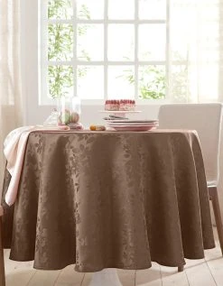 Nappe Damassée Feuillages Colombine®