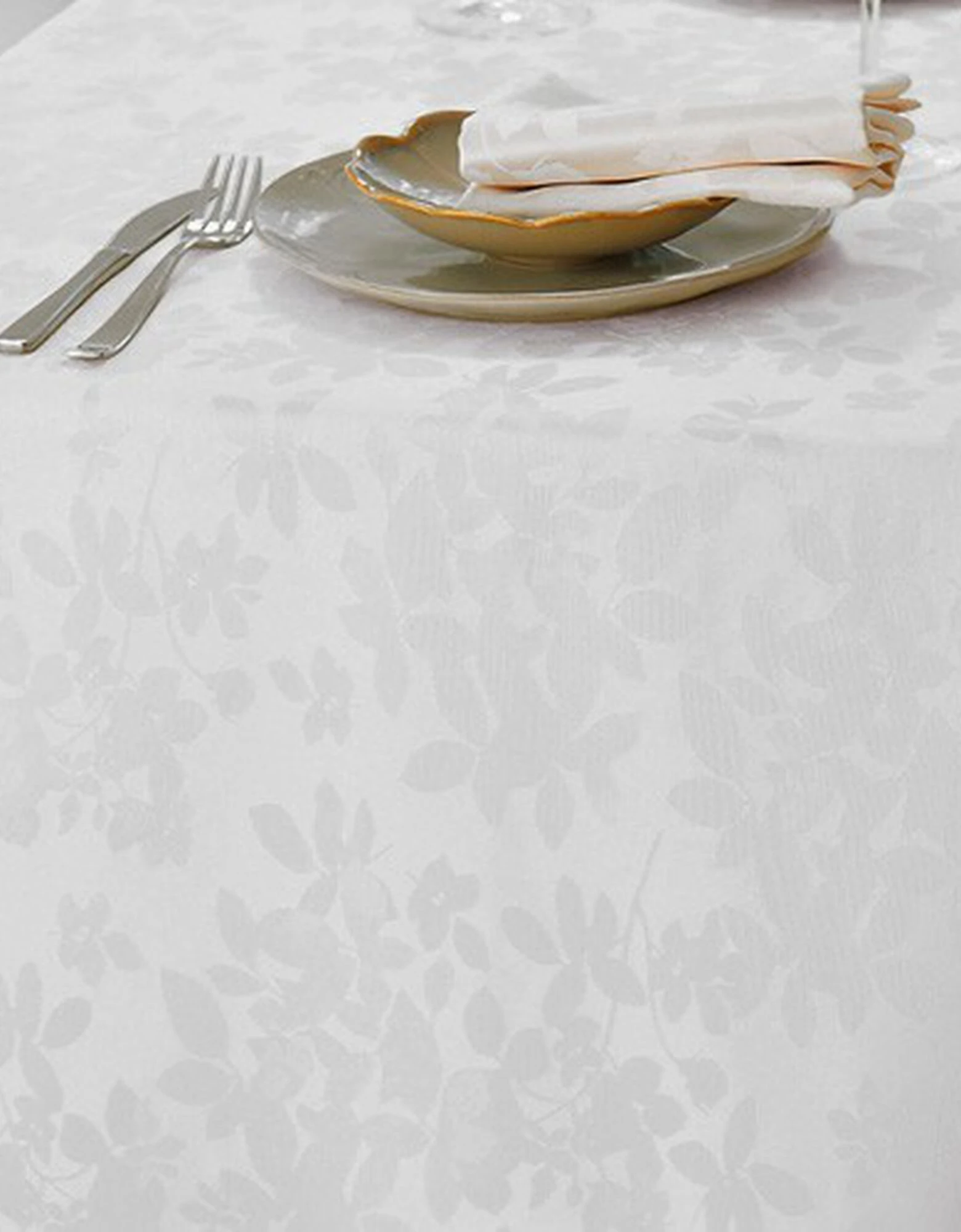 Nappe Damassée Feuillages Colombine® – Image 4