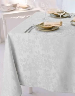Nappe Damassée Feuillages Colombine®