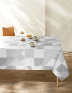 Blancheporte Nappe Toile Cirée Imprimé Géométrique