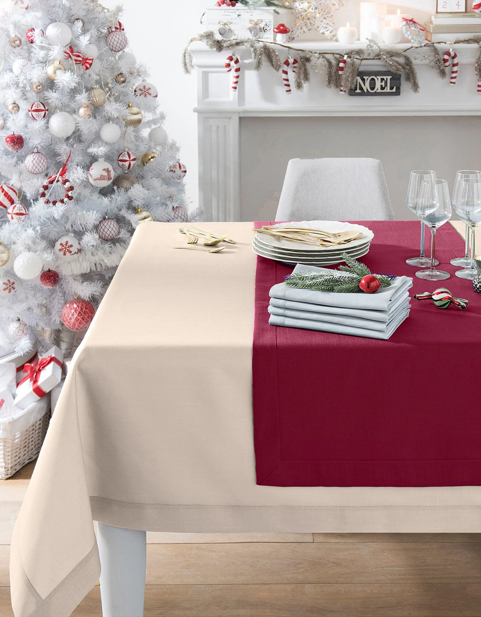 Blancheporte Nappe Aspect Lin – Image 2