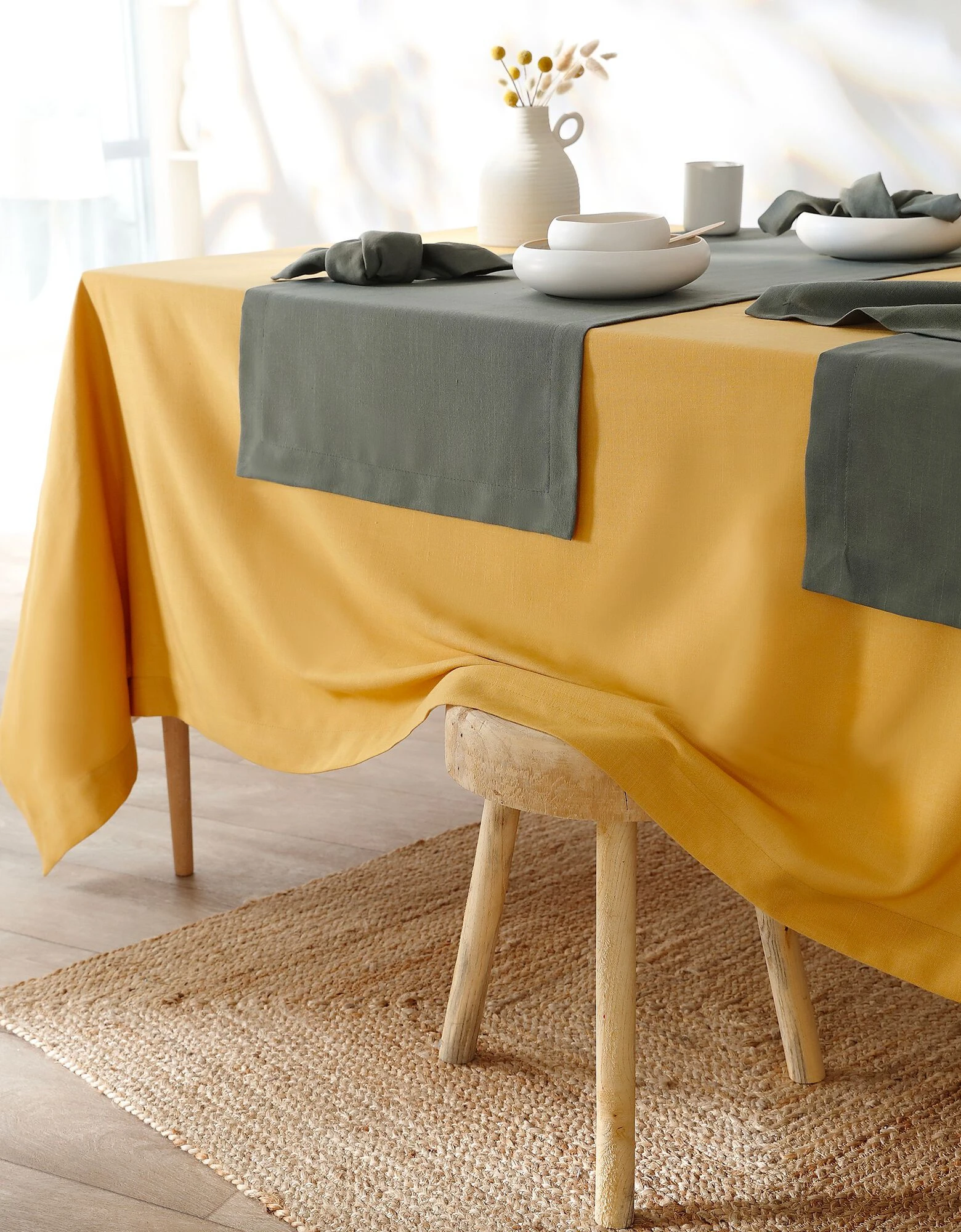 Blancheporte Nappe Aspect Lin