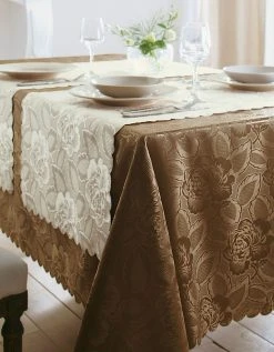 Blancheporte Nappe Jacquard Damassé