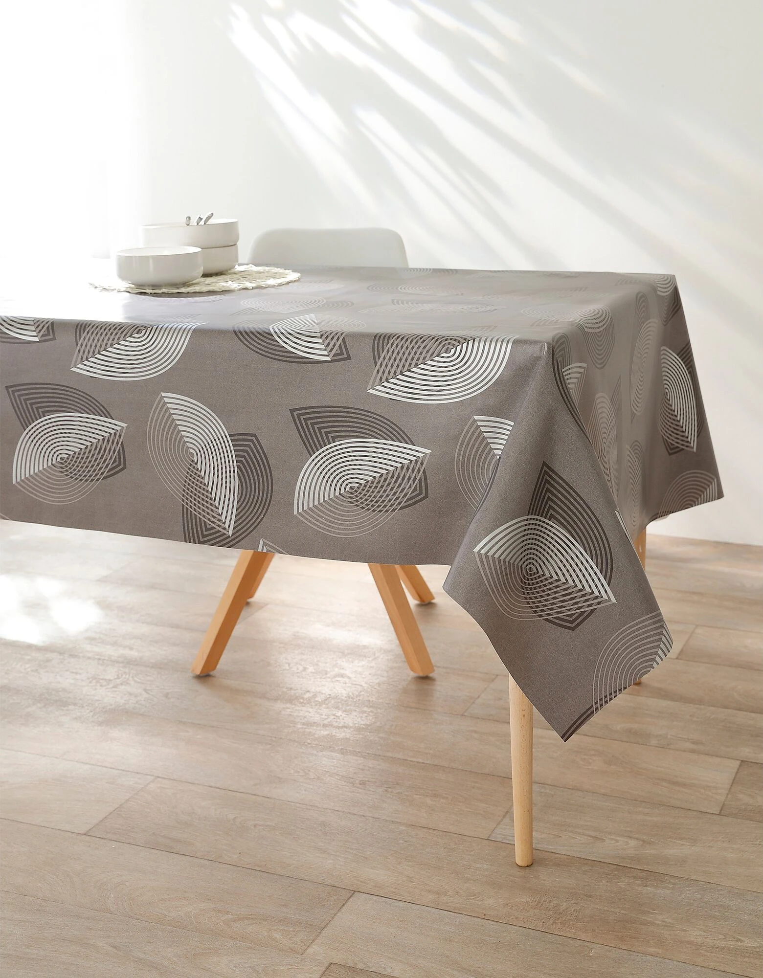 Blancheporte Nappe Toile Cirée Motifs Feuilles – Image 5