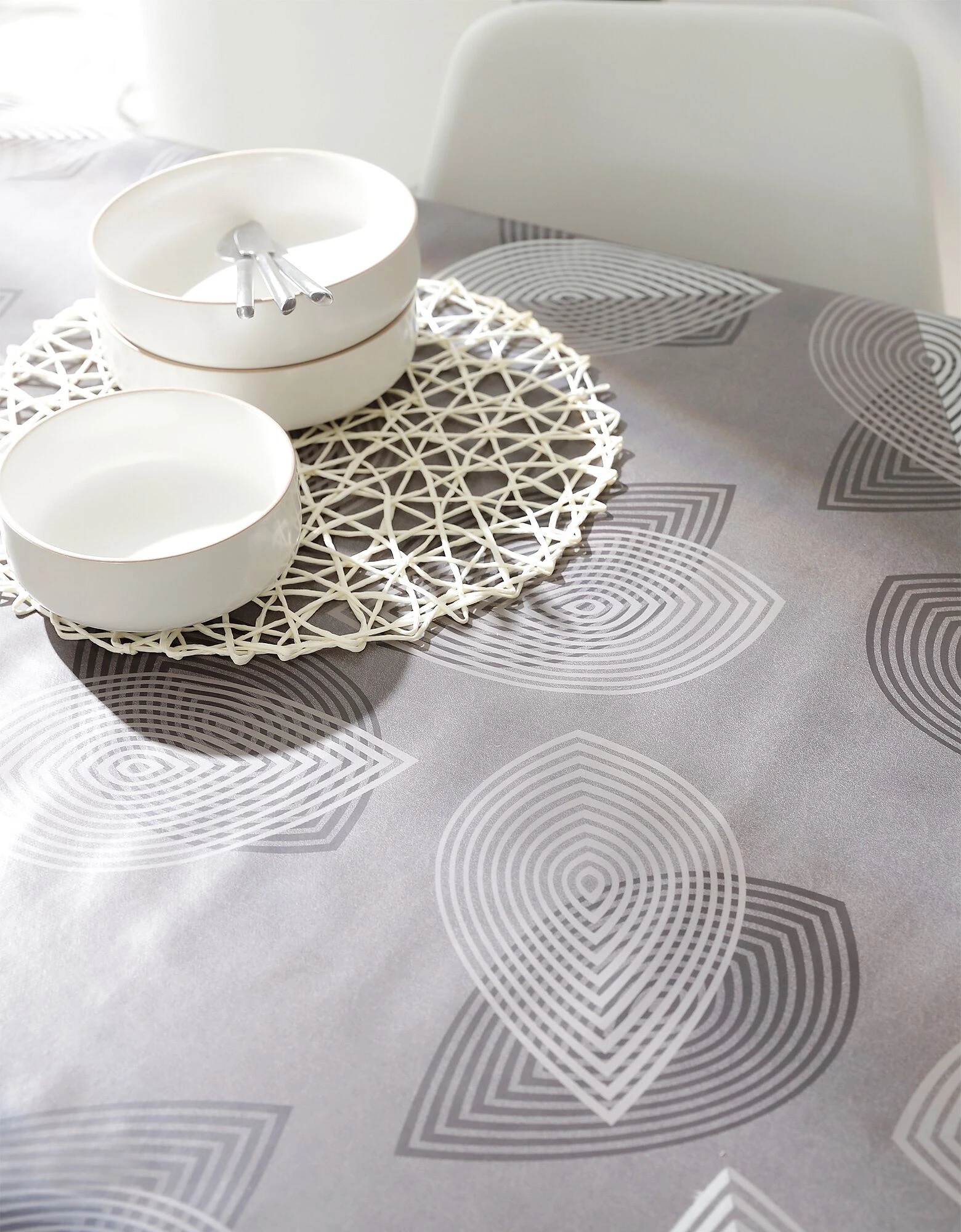 Blancheporte Nappe Toile Cirée Motifs Feuilles – Image 7