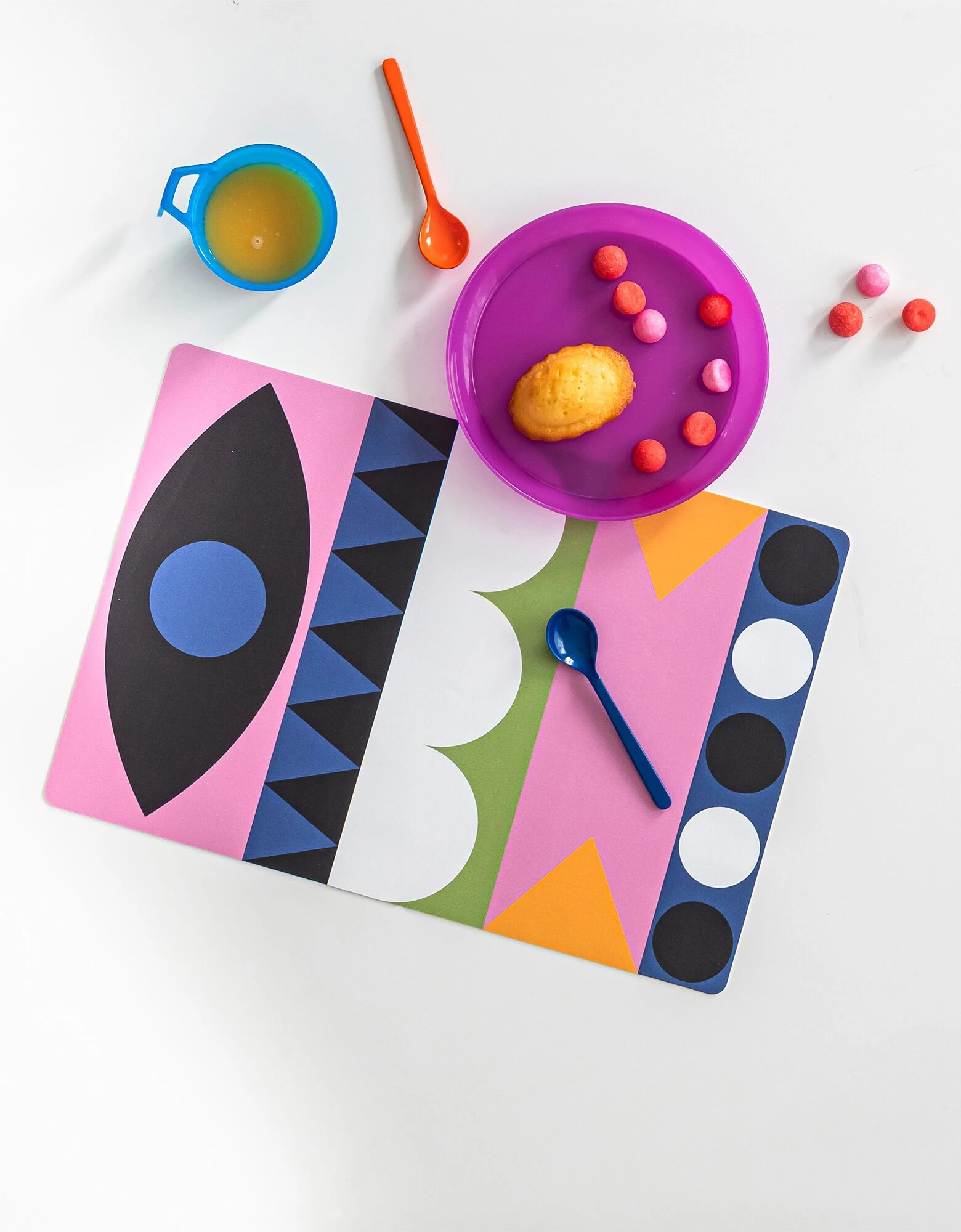 Blancheporte Set De Table Imprimé, Collection LEM - Lot De 2