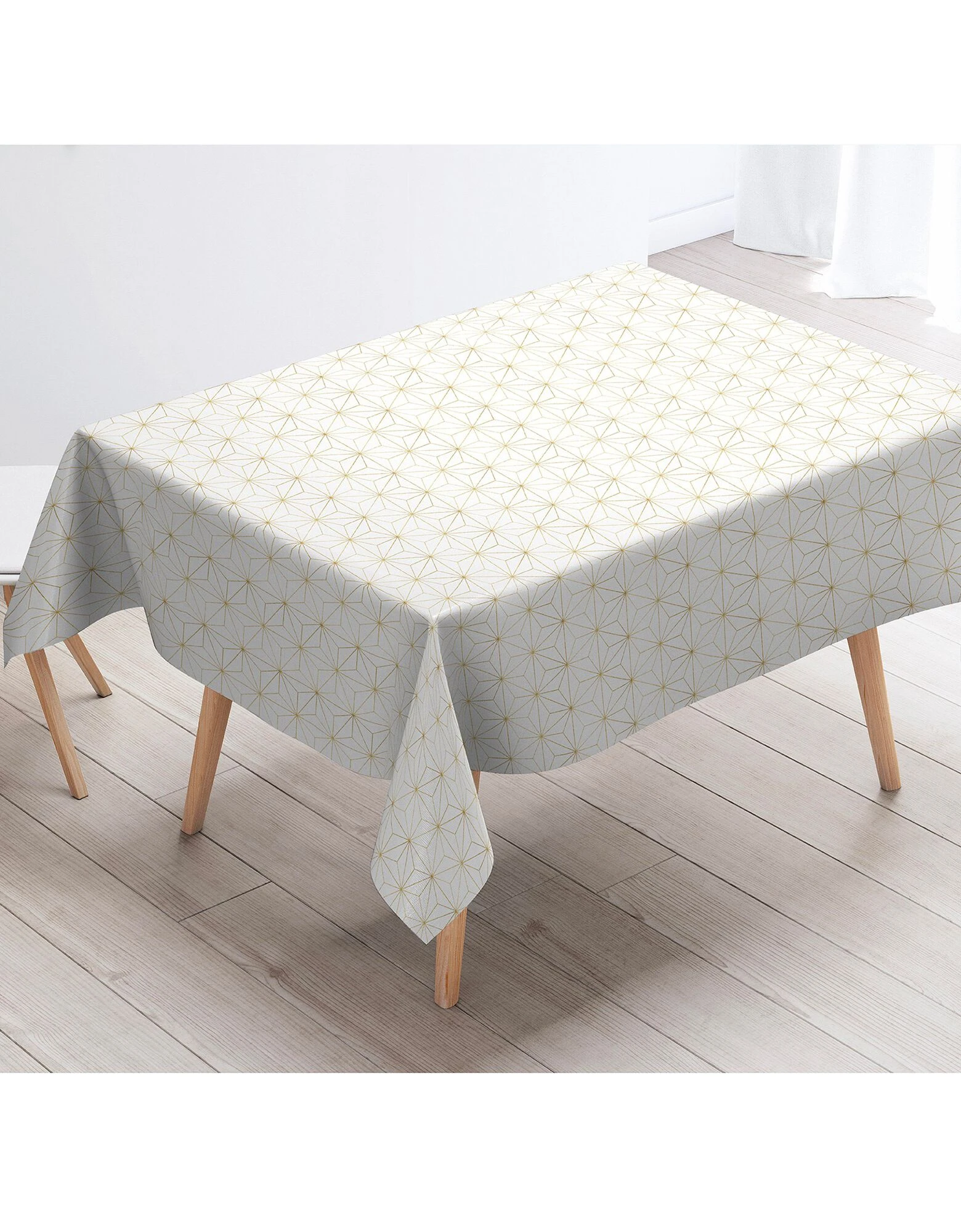 Blancheporte Nappe Motifs Géométriques Métallisés