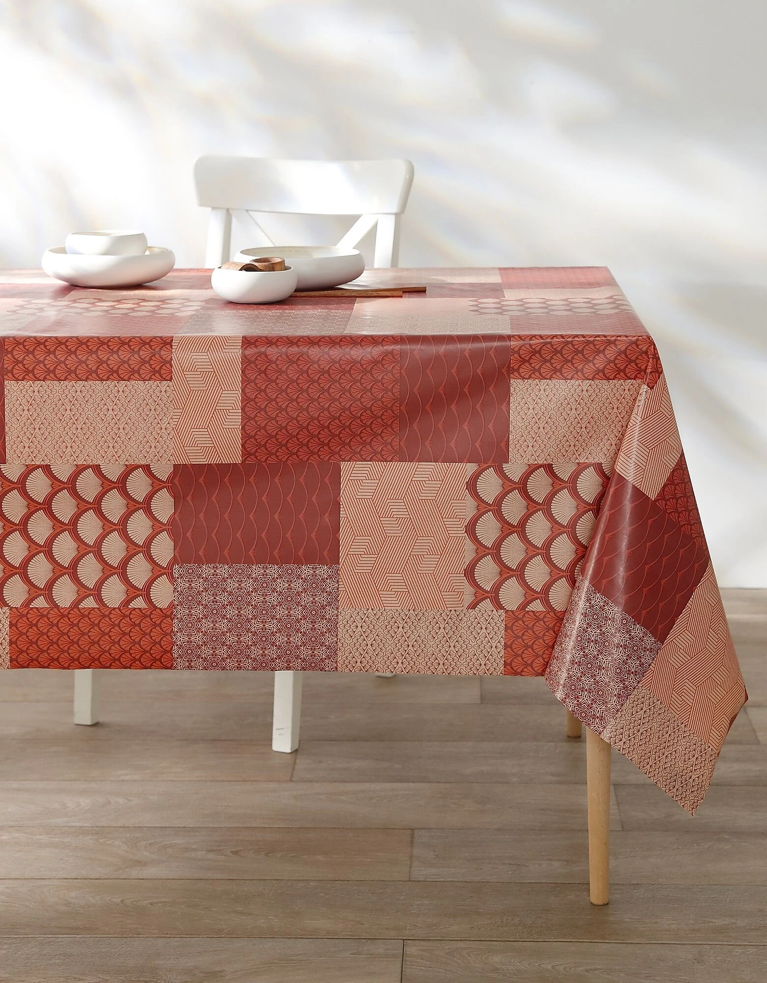 Blancheporte Nappe Toile Cirée Patchwork Japonisant – Image 2