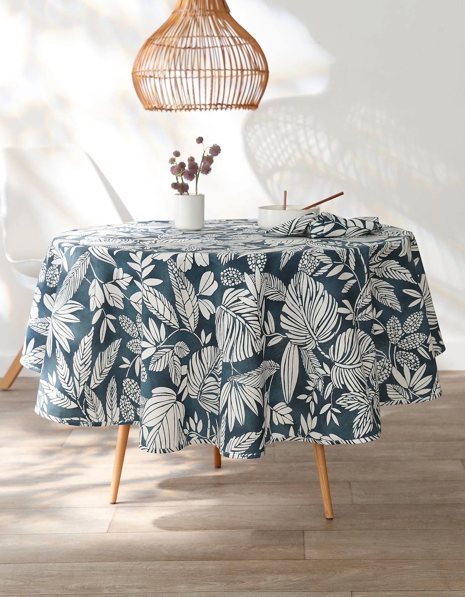 Blancheporte Nappe Anti-taches Imprimé Végétal – Image 2