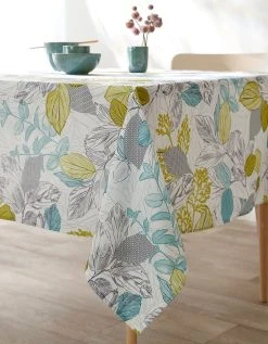 Blancheporte Nappe Anti-taches Imprimé Feuillages