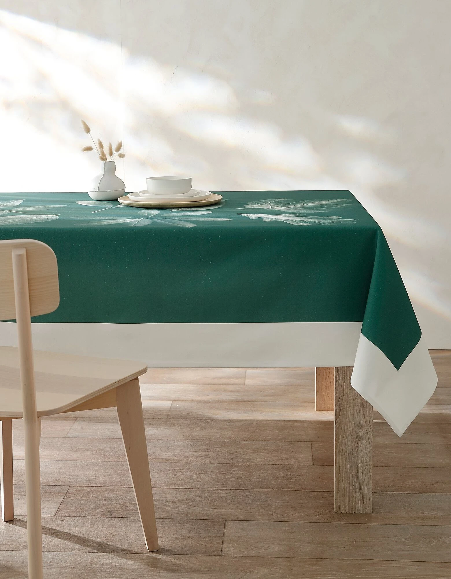 Blancheporte Nappe Fabriquée En France, Motif Placé Herbier - Coton Biologique(1) – Image 3