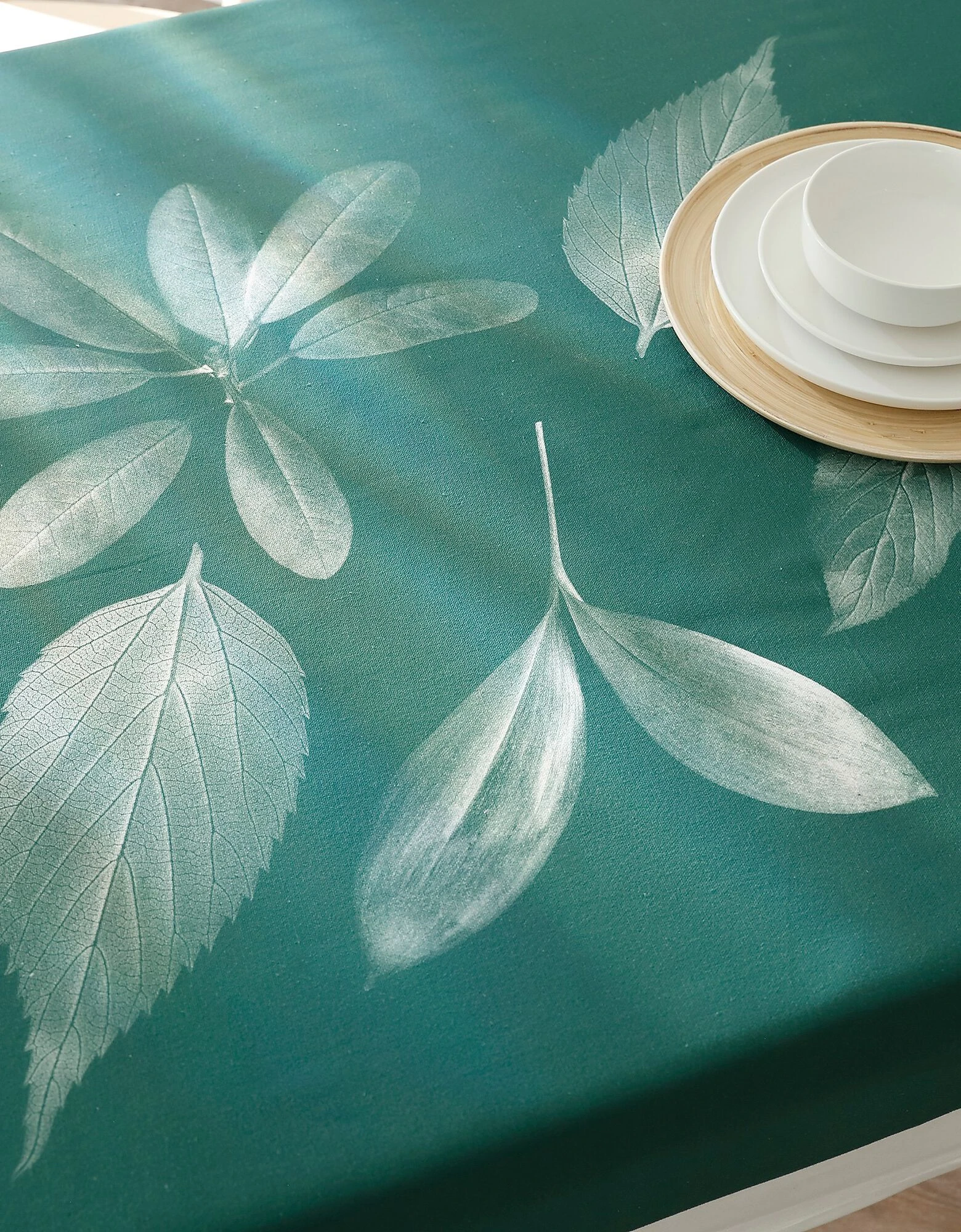 Blancheporte Nappe Fabriquée En France, Motif Placé Herbier - Coton Biologique(1) – Image 4