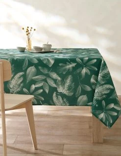 Blancheporte Nappe Fabriquée En France, Motif Herbier - Coton Biologique(1)