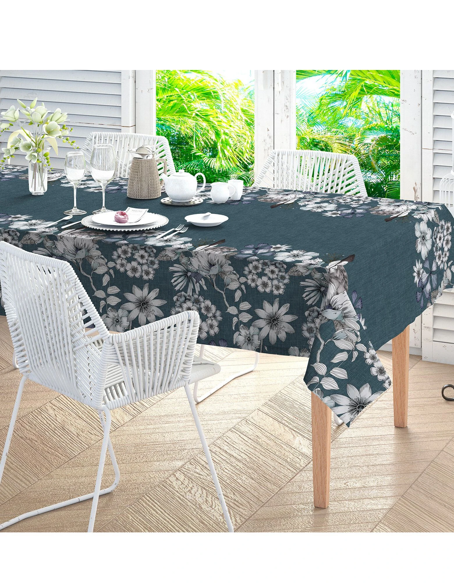 Blancheporte Nappe Imprimé Fleurs