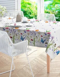 Blancheporte Nappe Coton Imprimé Bucolique
