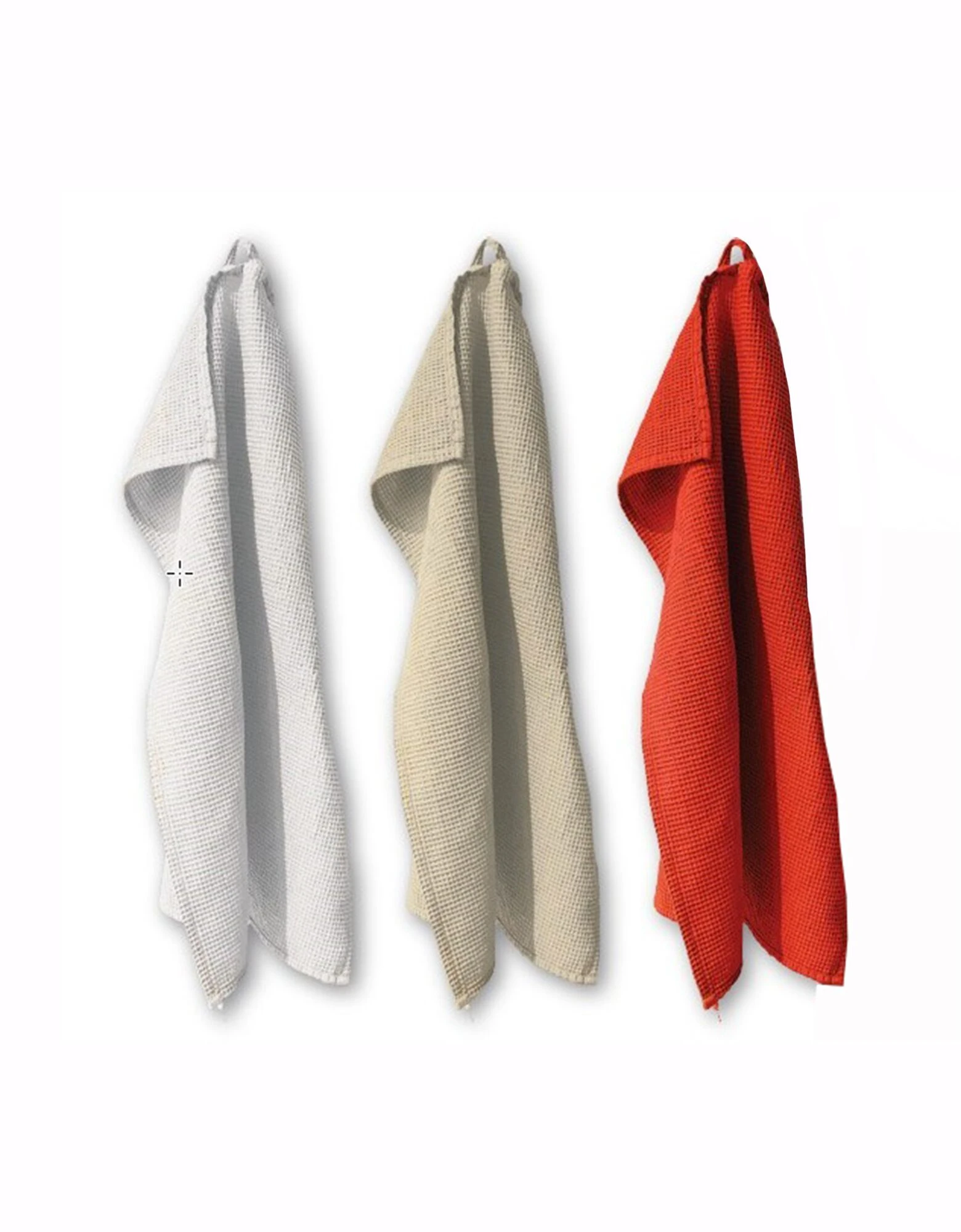 Blancheporte Torchon De Cuisine Uni Nid D'abeille - Lot De 3