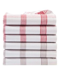 Blancheporte Torchons Carreaux Coton Tissé Teint - Lots