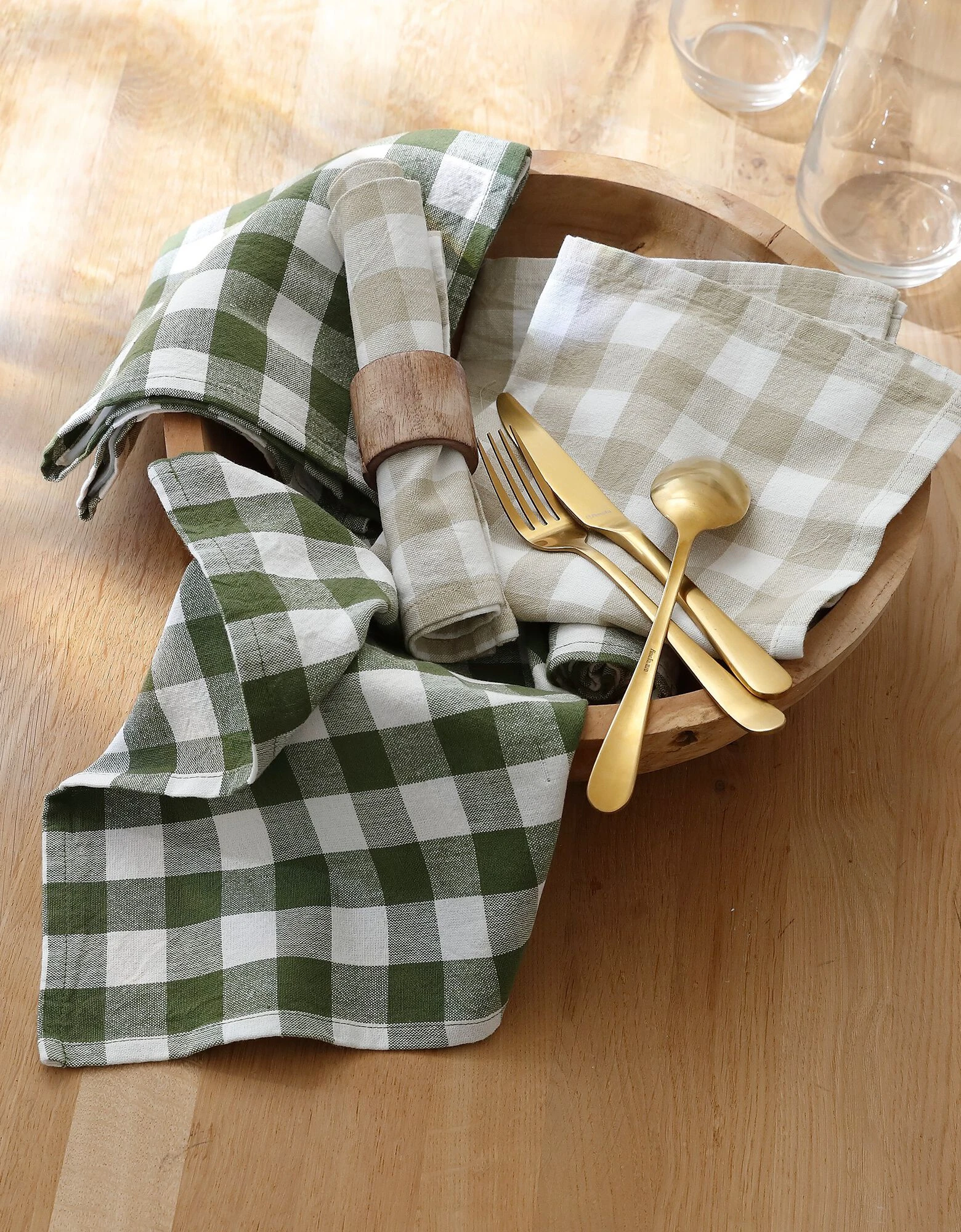 Blancheporte Serviettes De Table à Carreaux Vichy - Lot De 4 – Image 2