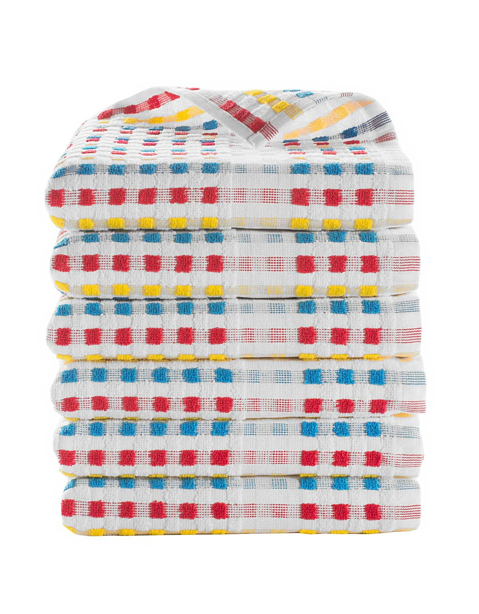 Blancheporte Essuie-mains éponge Fond Clair - Lots