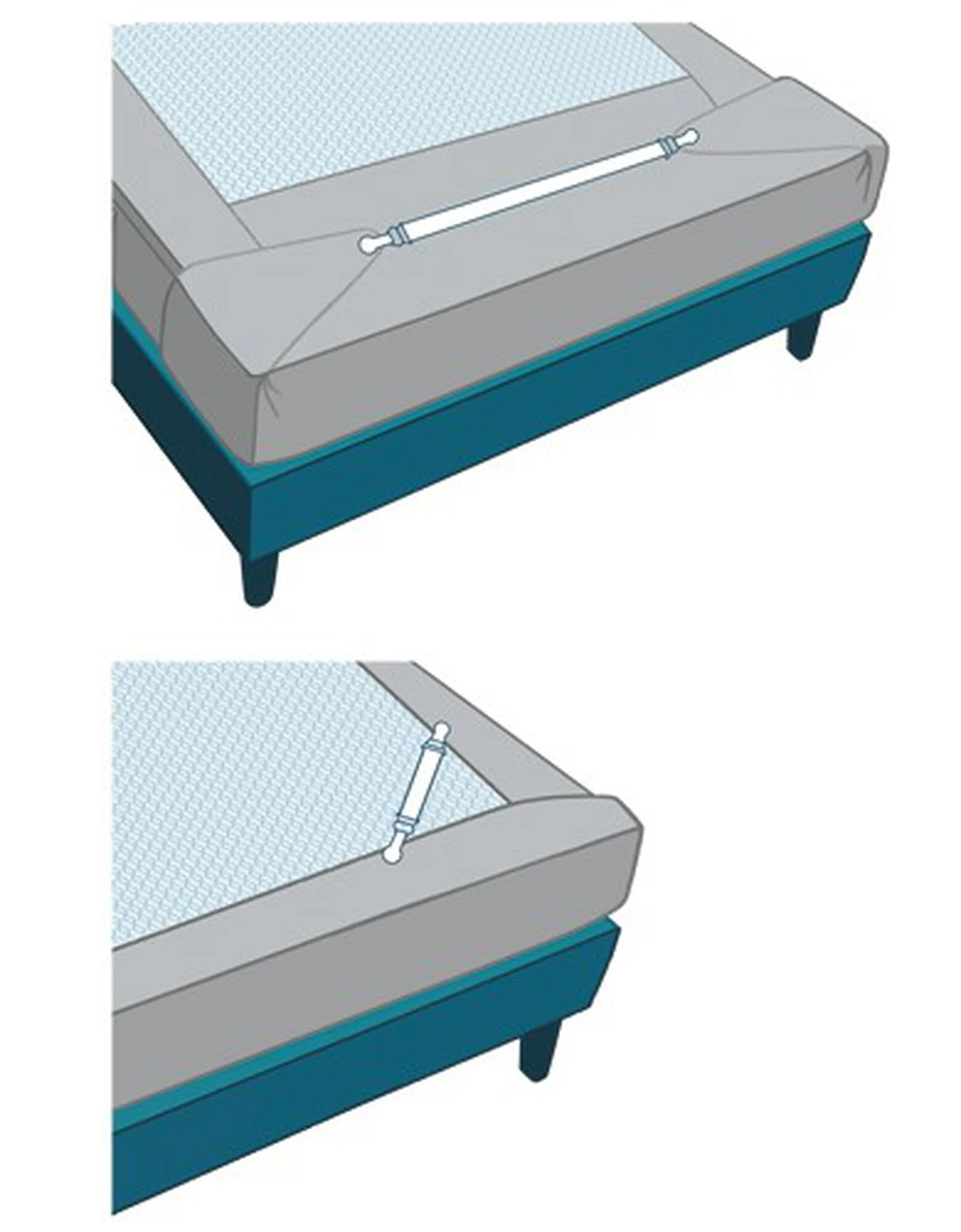 Blancheporte Tendeur Draps - Lot De 2 Ou 4 â Image 3