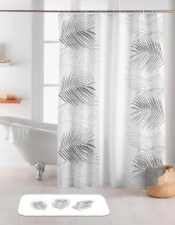Blancheporte Rideau De Douche Imprimé Feuillage
