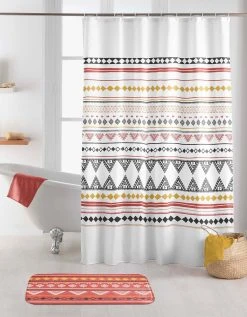 Blancheporte Rideau De Douche Imprimé Ethnique