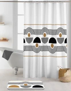 Blancheporte Rideau De Douche Imprimé Graphique