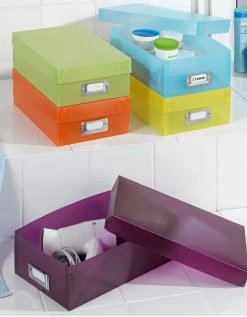 Blancheporte Boîte Chaussures Colorée étiquetée - Lot De 5