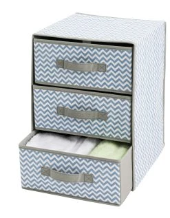 Blancheporte Cube 3 Tiroirs Tissu