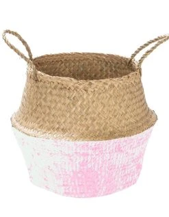 Blancheporte Panier De Rangement En Raphia Et Sequins