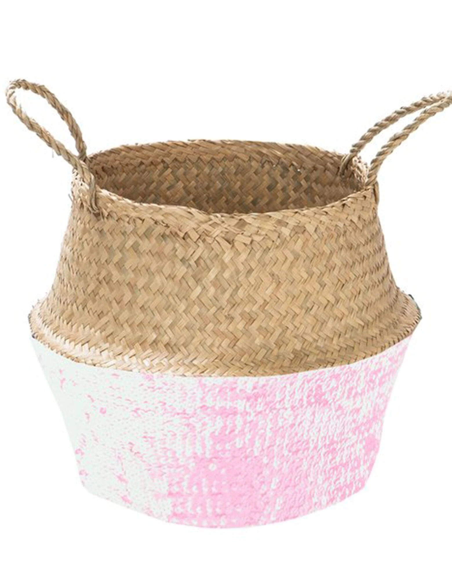 Blancheporte Panier De Rangement En Raphia Et Sequins
