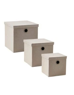 Blancheporte Boîte Rangement Pliable Unie Avec Couvercle