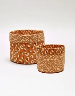 Blancheporte Panier De Rangement Imprimé Savana - Lot De 2