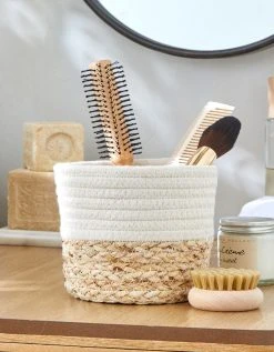 Blancheporte Panier Bi-matière Corde Coton