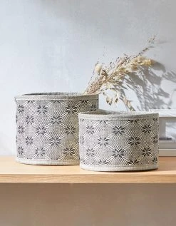 Blancheporte Panier Folk - Lot De 2