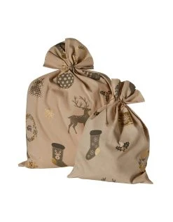 Blancheporte Lot De 2 Pochettes Emballage Cadeau Upcyclées S + M