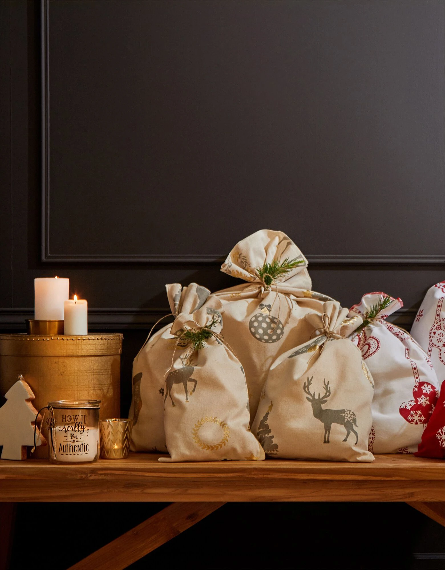 Blancheporte Lot De 2 Pochettes Emballage Cadeau Upcyclées M + L – Image 2