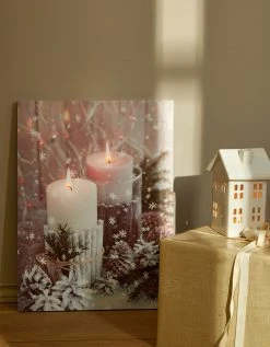 Blancheporte Tableau Lumineux Bougies