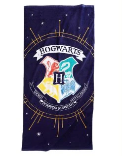 Drap De Plage Harry Potter® éponge Velours Coton - 360g/m2