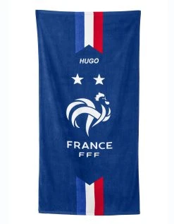 Drap De Bain "FFF 2 étoiles®" Personnalisable