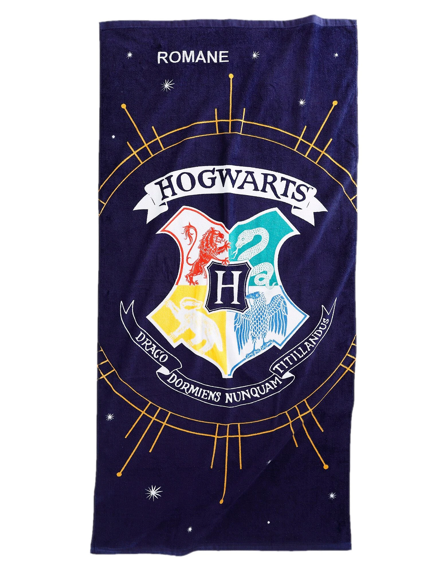 Drap De Plage Harry Potter® Personnalisé éponge Velours Coton - 360g/m2 3 Drap De Plage Harry Potter® Personnalisé éponge Velours Coton - 360g/m2