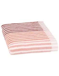 Blancheporte Serviette éponge Coton Rayure Camaïeu - 500g/m²