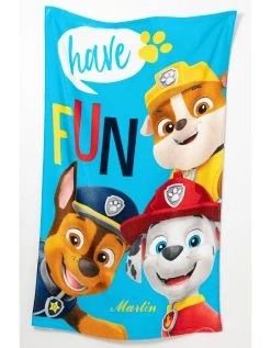 Patpatrouille Drap De Bain Enfant Pat’Patrouille® Surf Personnalisable